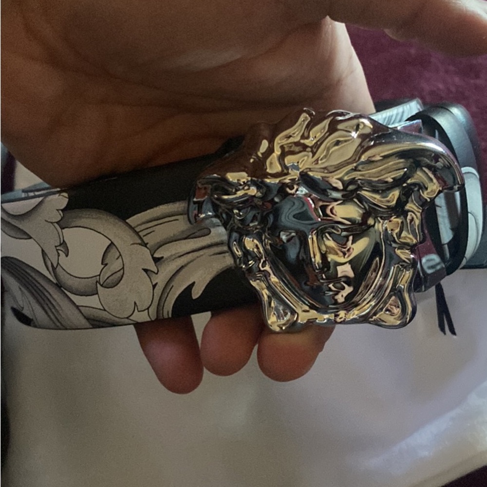 Versace belt reversible